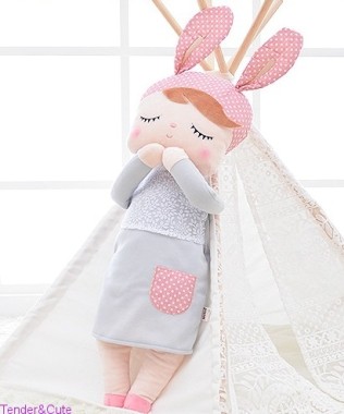 Metoo Angela szara z imieniem (60 cm)