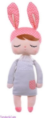 Metoo Angela szara z imieniem (30 cm)