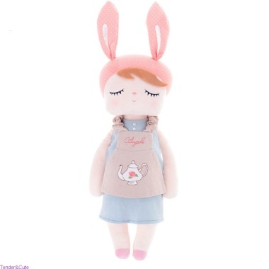 Metoo Retro Bunny Angela (30 cm) z imieniem
