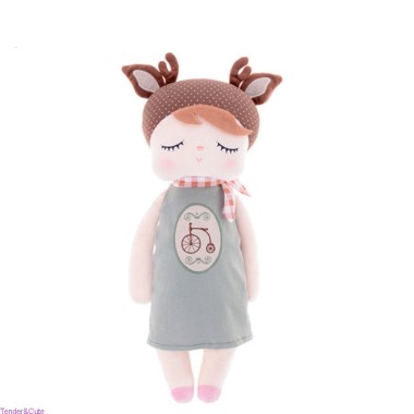 Metoo Retro Deer Angela (30 cm) z imieniem