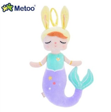 Metoo Angela Syrenka Fioletowa (30 cm) z imieniem